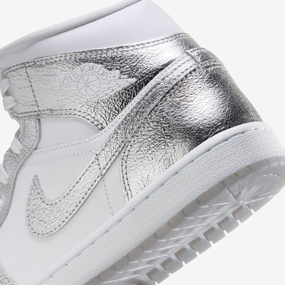 Jordan 1 Mid SE Metallic Silver (Women's)