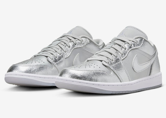 Jordan 1 Low SE Metallic Silver (Women's)