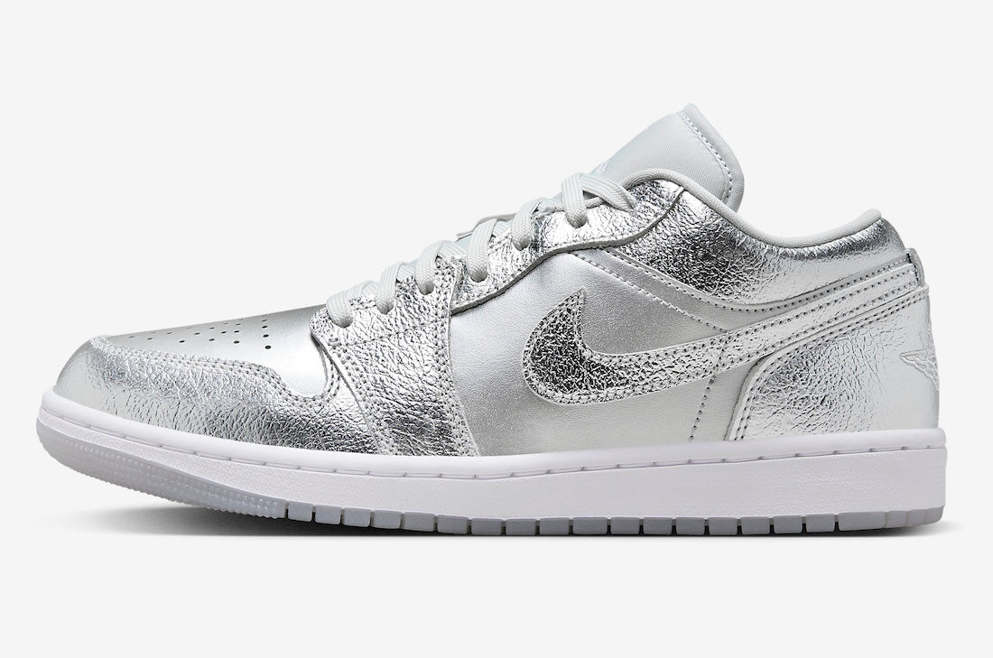 Jordan 1 Low SE Metallic Silver (Women's)