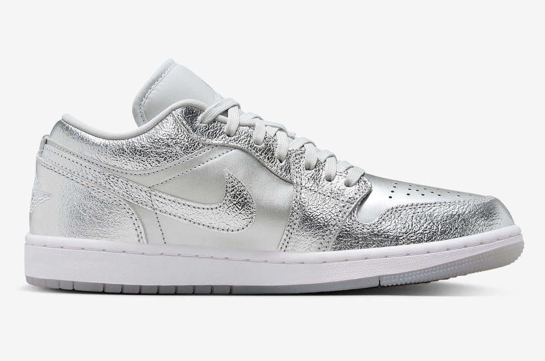 Jordan 1 Low SE Metallic Silver (Women's)