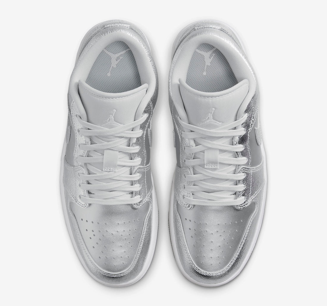 Jordan 1 Low SE Metallic Silver (Women's)