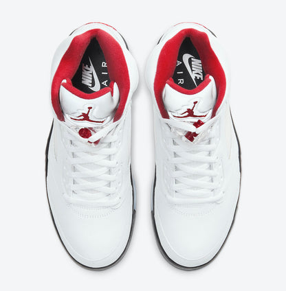 Jordan 5 Retro Fire Red Silver Tongue (2020)