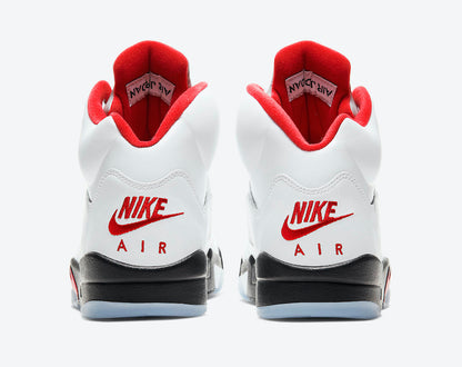 Jordan 5 Retro Fire Red Silver Tongue (2020)