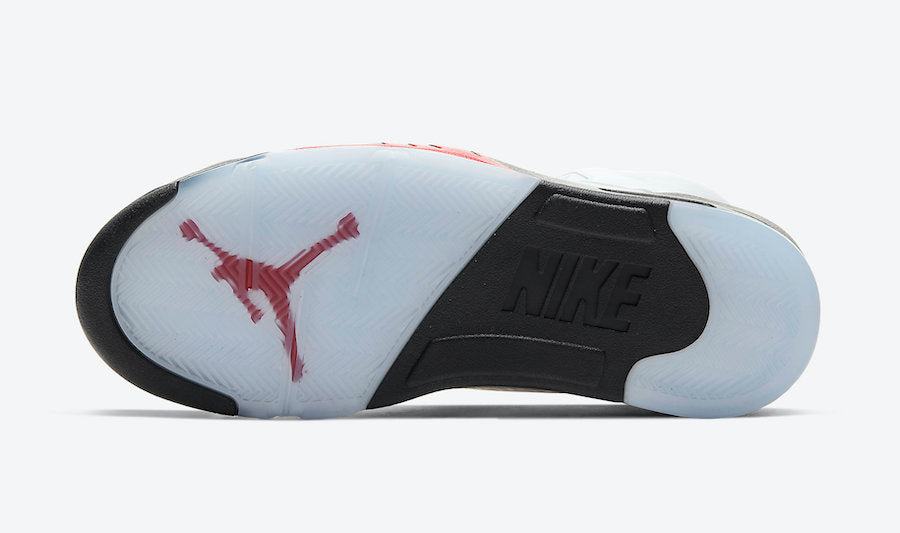 Jordan 5 Retro Fire Red Silver Tongue (2020)