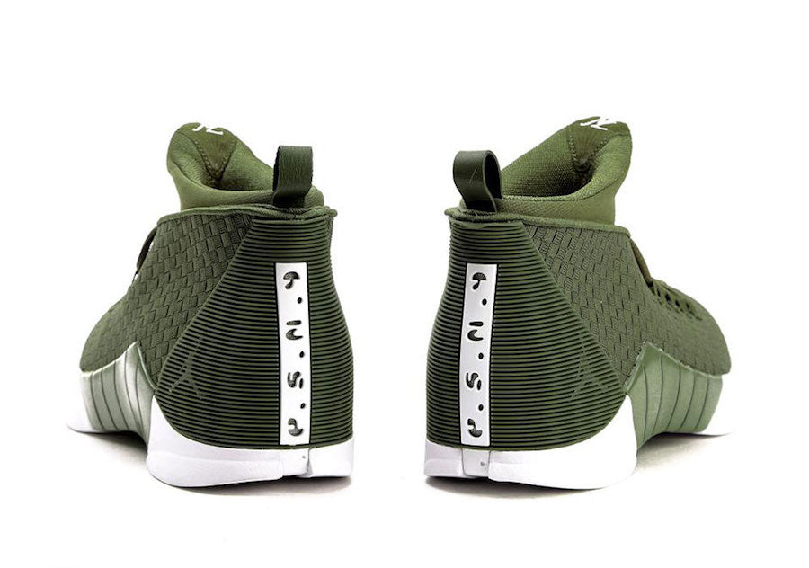 Jordan 15 Retro PSNY Woven Olive