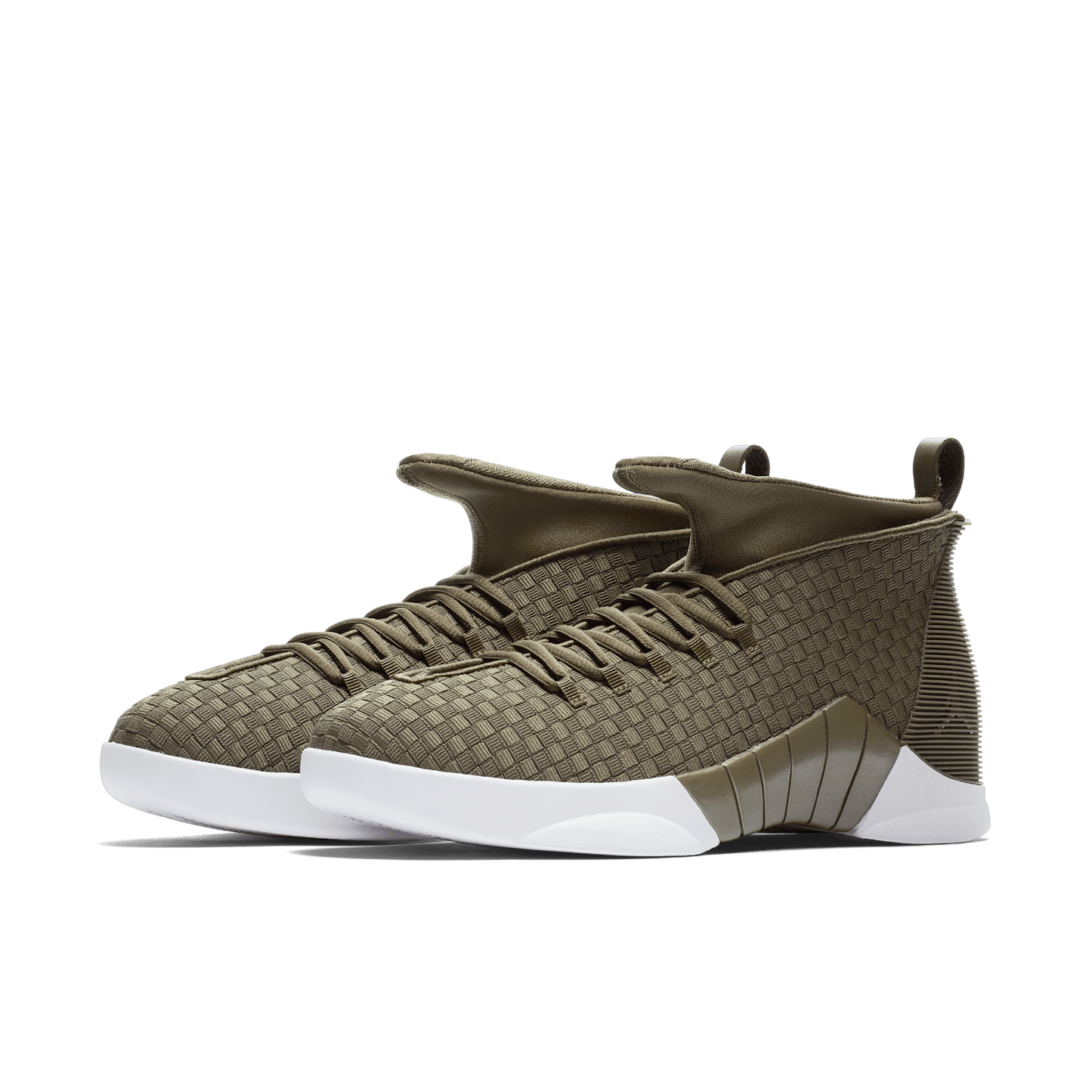 Jordan 15 Retro PSNY Woven Olive