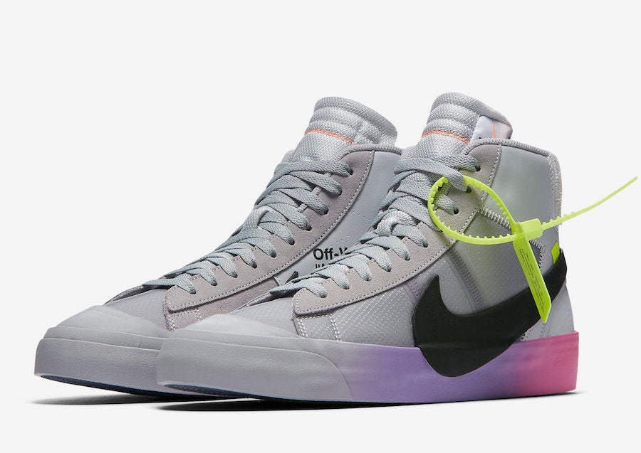 Nike Blazer Mid Off-White Wolf Grey Serena Queen