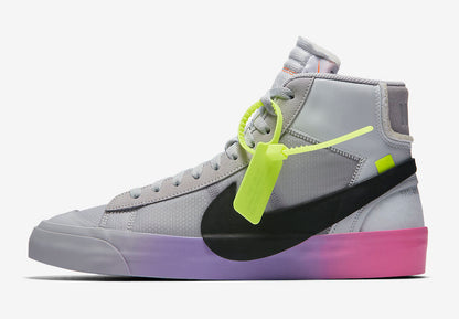 Nike Blazer Mid Off-White Wolf Grey Serena Queen
