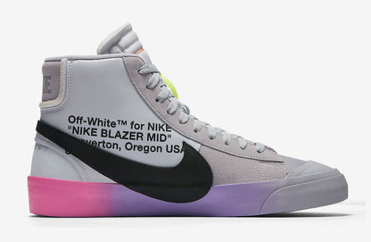 Nike Blazer Mid Off-White Wolf Grey Serena Queen
