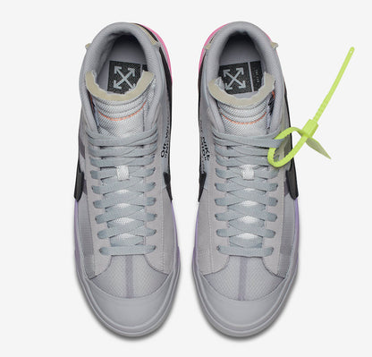 Nike Blazer Mid Off-White Wolf Grey Serena Queen