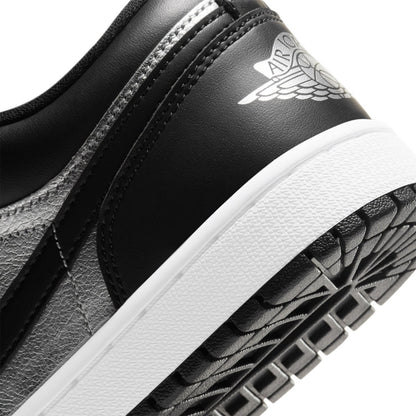 Jordan 1 Low SE Black Metallic Silver - Vista 5