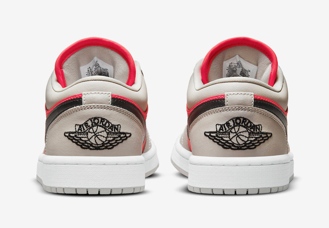 Jordan 1 Retro Low Light Iron Ore Siren Red (Women's) - Vista 5
