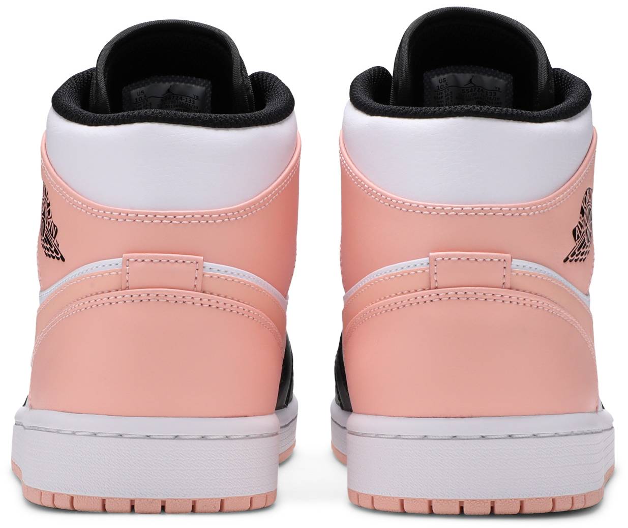 Jordan 1 Mid Arctic Orange Black Toe - Vista 5