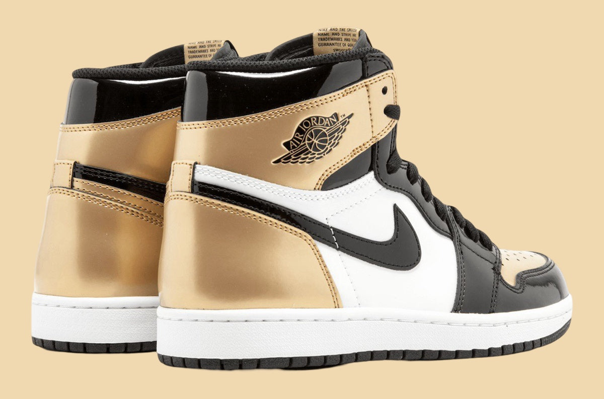 Jordan 1 Retro High NRG Patent Gold Toe - Vista 4