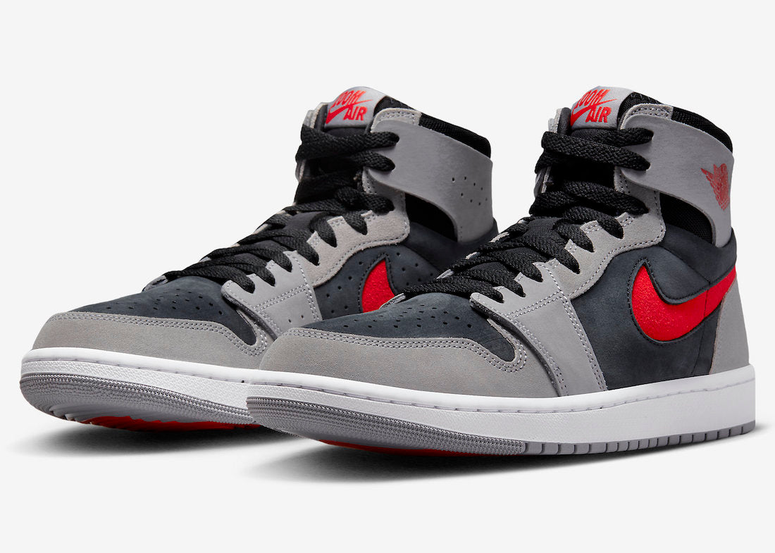 Jordan 1 High Zoom Air CMFT 2 Black Fire Red Cement - Vista 1