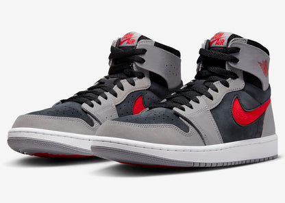 Jordan 1 High Zoom Air CMFT 2 Black Fire Red Cement - Vista 1