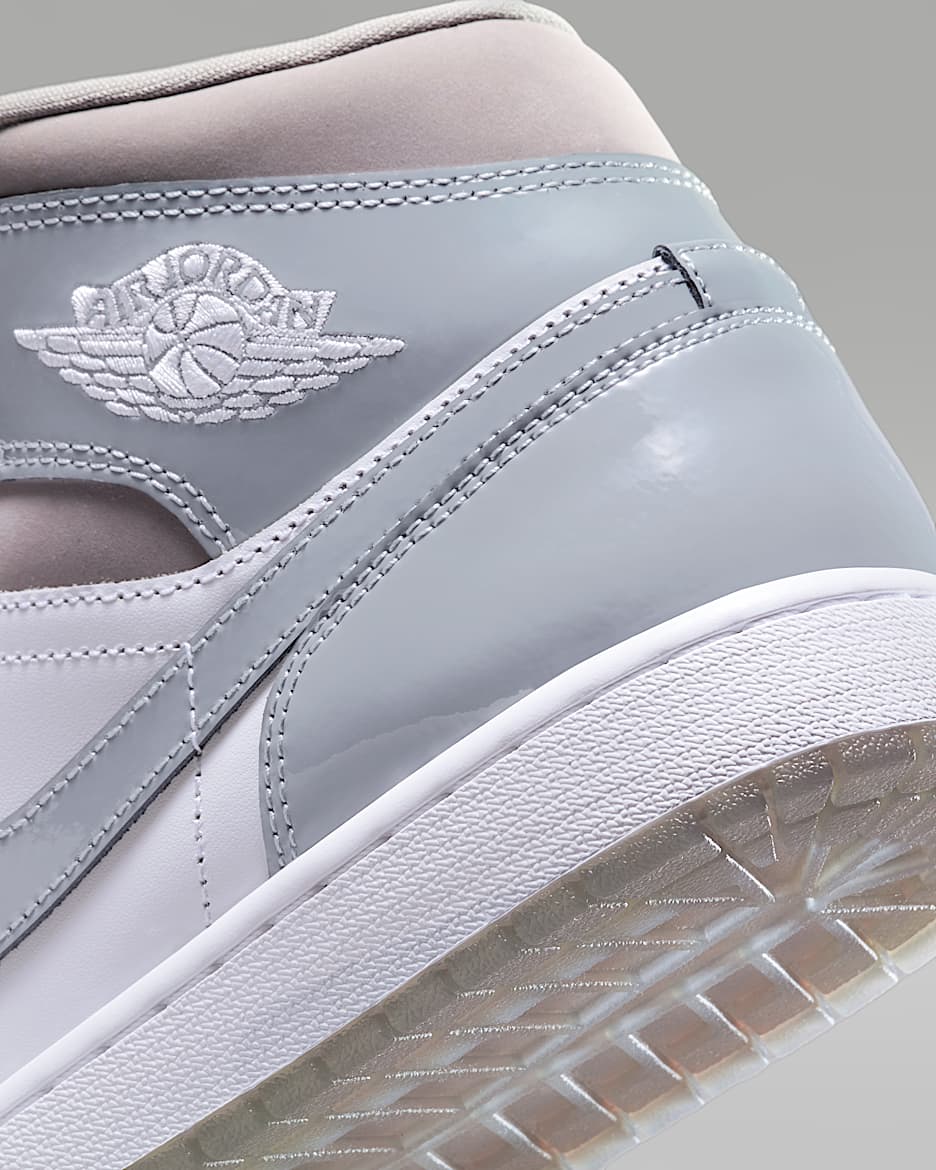 Jordan 1 Mid SE White Medium Grey Cool Grey - Vista 8