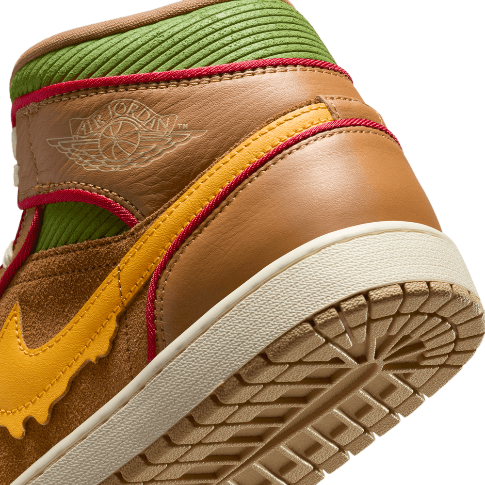 Jordan 1 Mid SE Cheeseburger - Vista 8