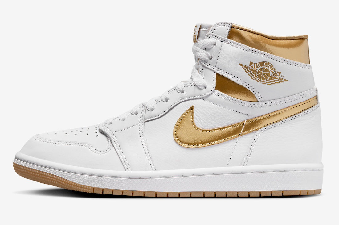 Jordan 1 Retro High OG Metallic Gold - Vista 2