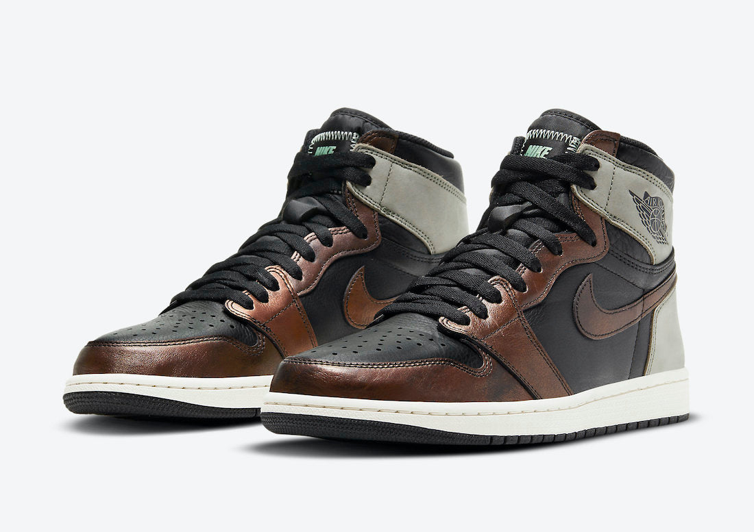 Jordan 1 Retro High Light Army Rust Shadow Patina - Vista 1