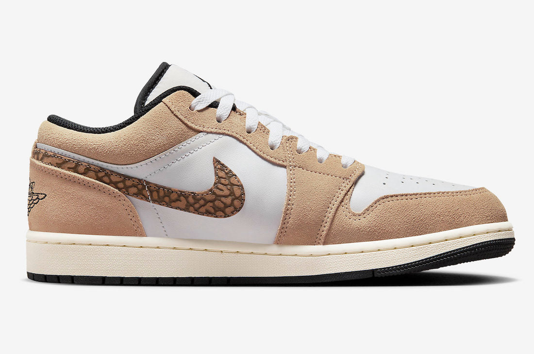 Jordan 1 Low SE Brown Elephant - Vista 3