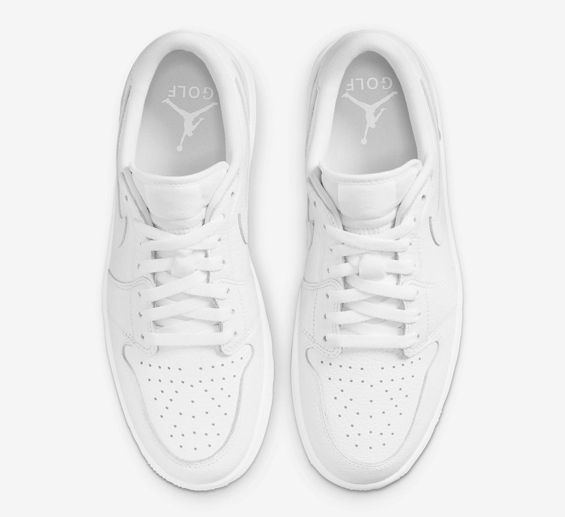 Jordan 1 Retro Low Golf Triple White - Vista 4