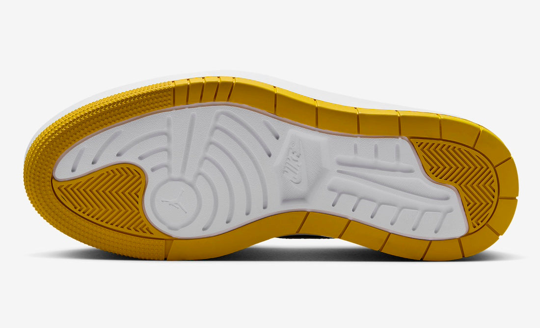 Jordan 1 Elevate Low Black Yellow Ochre (Women's) - Vista 6