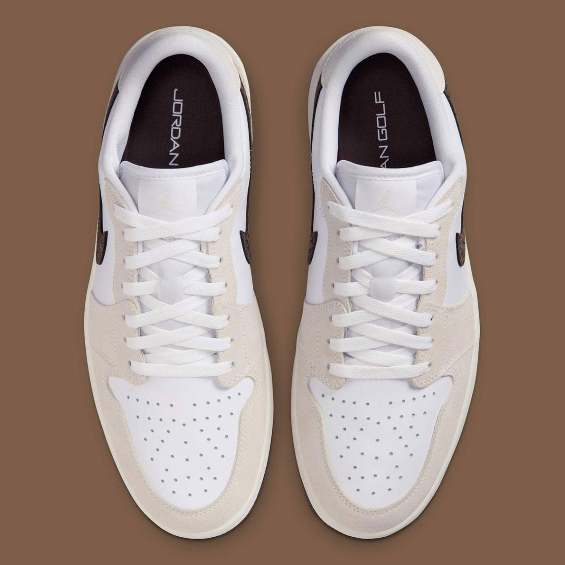 Jordan 1 Retro Low Golf Light Orewood Elephant - Vista 4