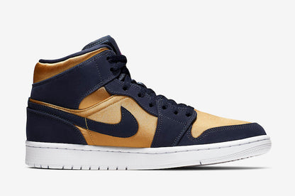 Jordan 1 Mid Obsidian Desert Ochre - Vista 3