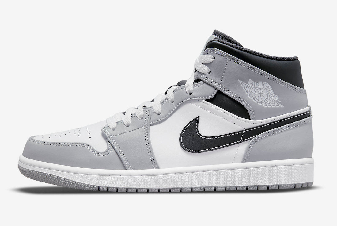 Jordan 1 Mid Light Smoke Grey Anthracite - Vista 2