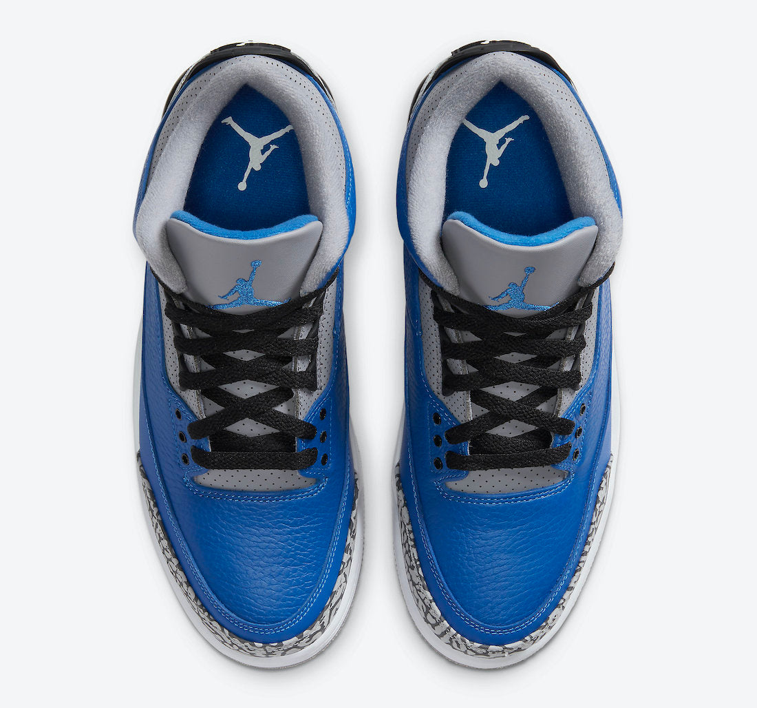Jordan 3 Retro Varsity Royal Cement - Vista 3