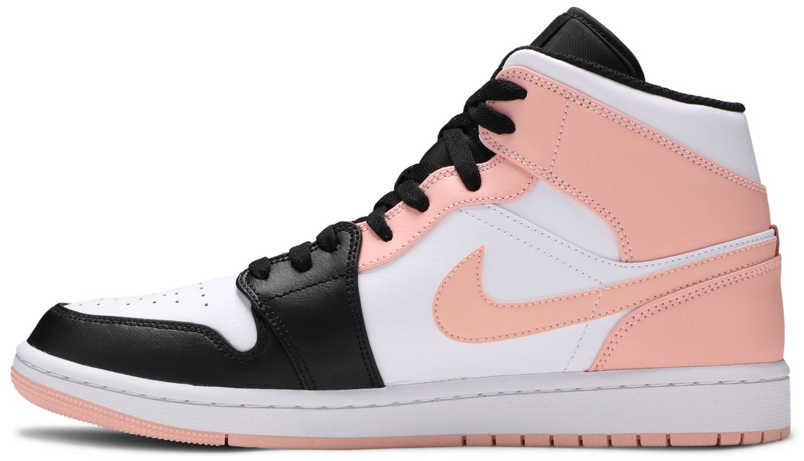 Jordan 1 Mid Arctic Orange Black Toe - Vista 4