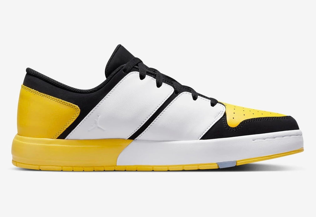 Jordan Nu Retro 1 Low Black Tour Yellow White - Vista 3