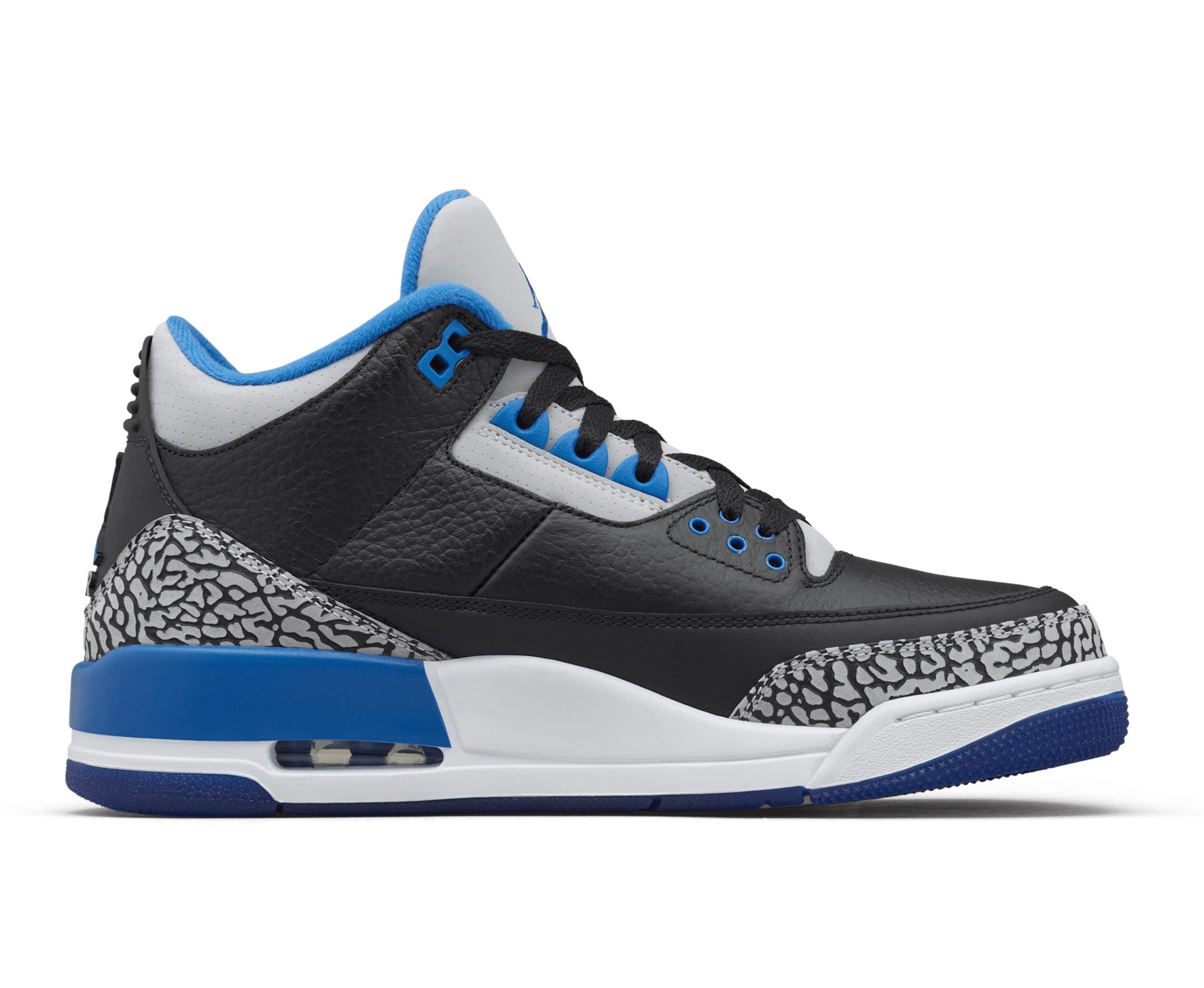Jordan 3 Retro Sport Blue - Vista 3