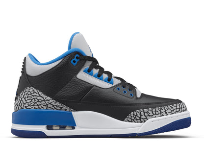 Jordan 3 Retro Sport Blue - Vista 3