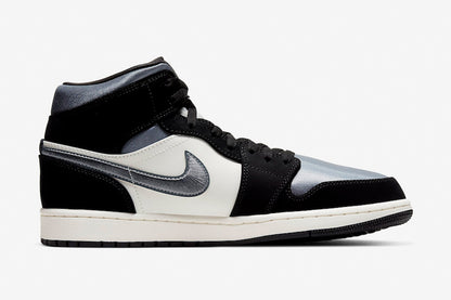 Jordan 1 Mid Satin Grey Toe - Vista 2
