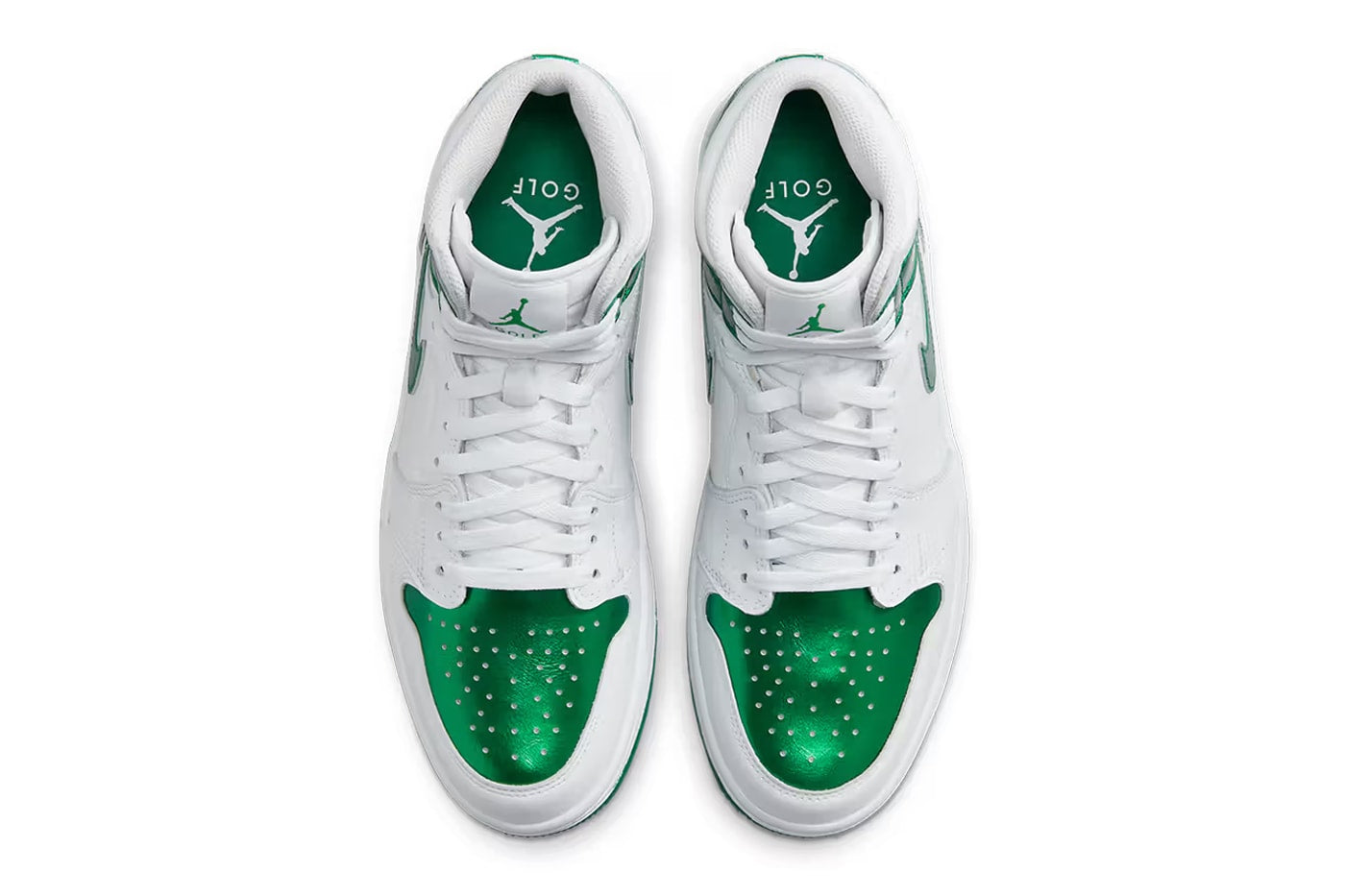 Jordan 1 Retro High Golf Metallic Green - Vista 4