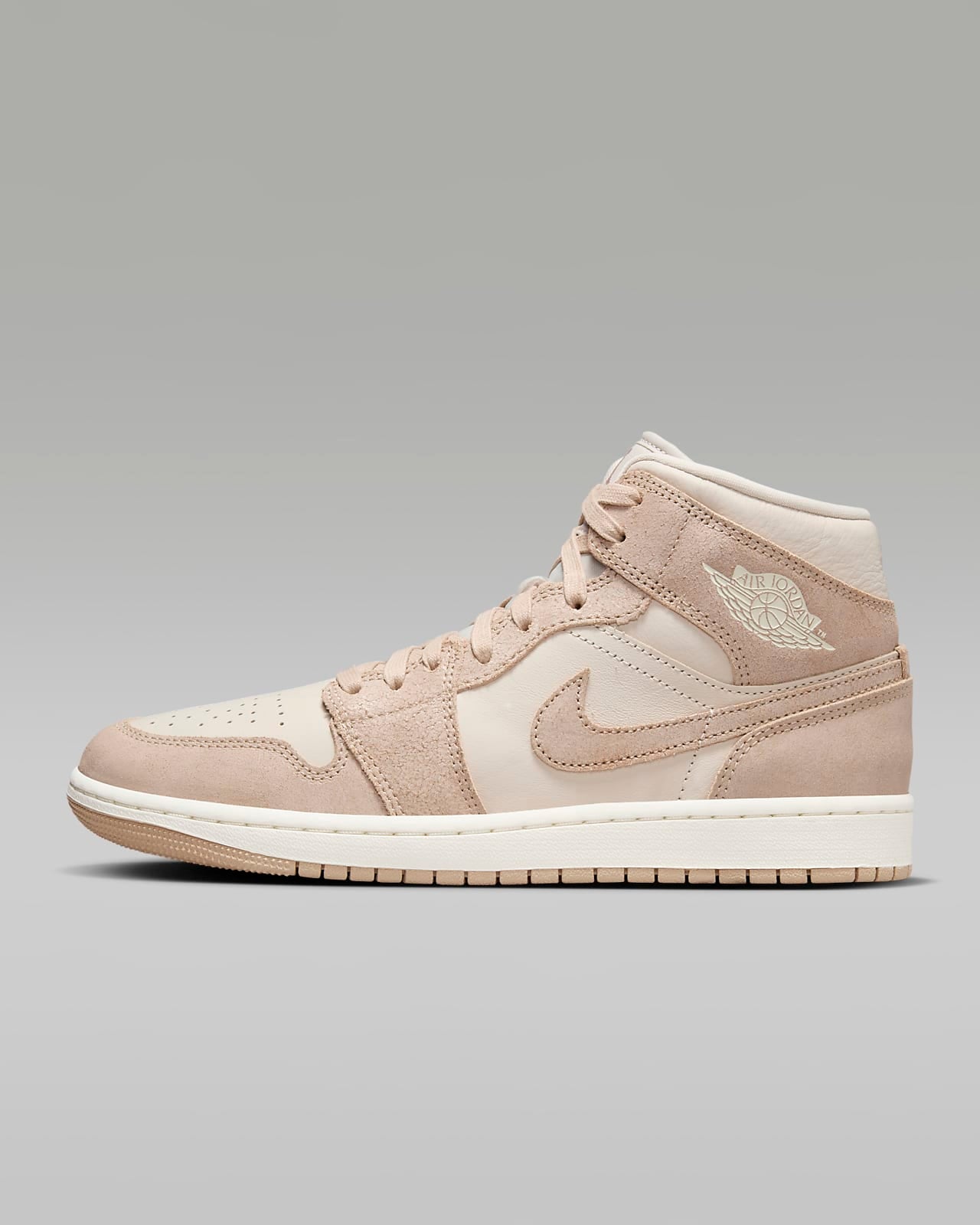 Jordan 1 Mid SE Legend Light Brown (Women's) - Vista 1