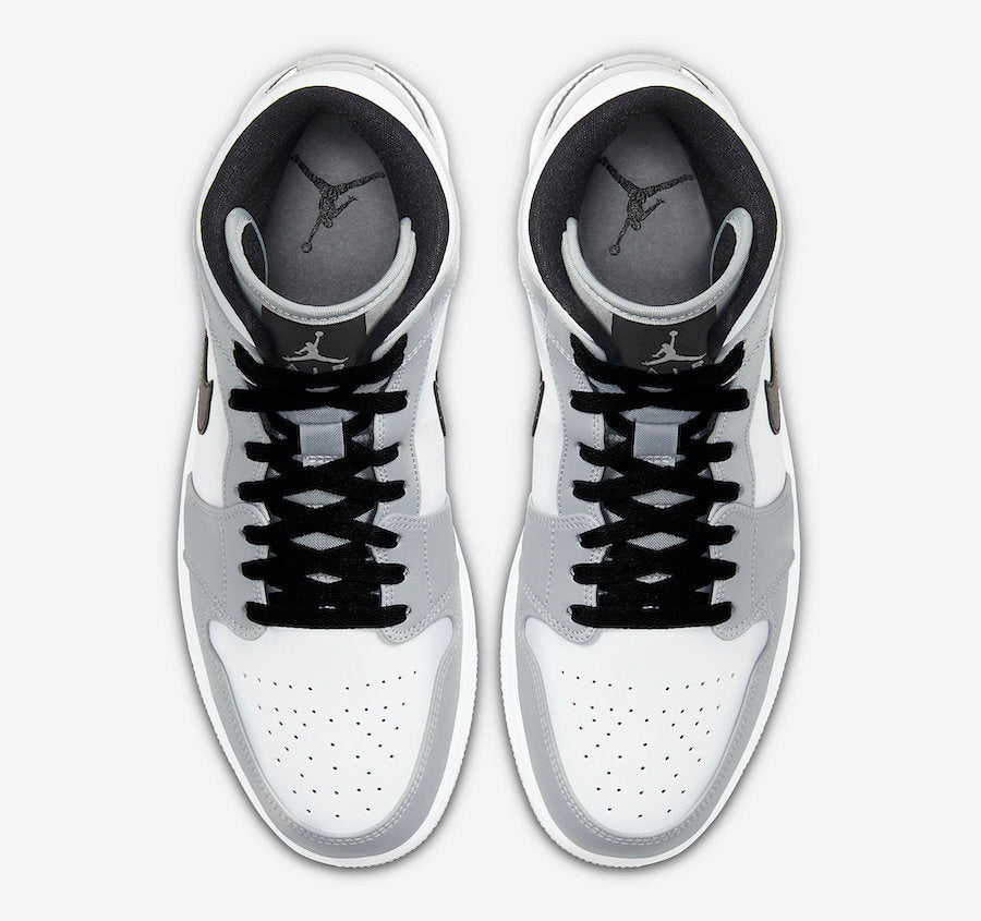 Jordan 1 Mid Light Smoke Grey - Vista 4