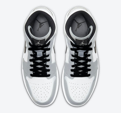 Jordan 1 Mid Light Smoke Grey - Vista 4