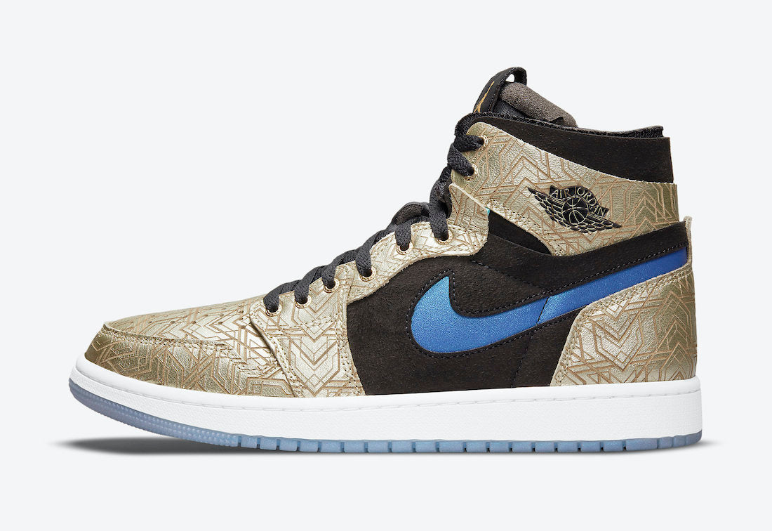 Jordan 1 High Zoom Air CMFT Gold Laser - Vista 2
