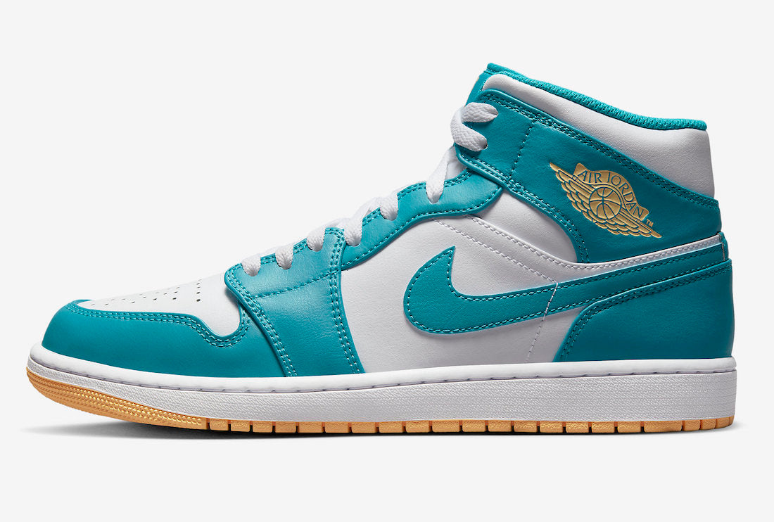 Jordan 1 Mid Aquatone - Vista 2