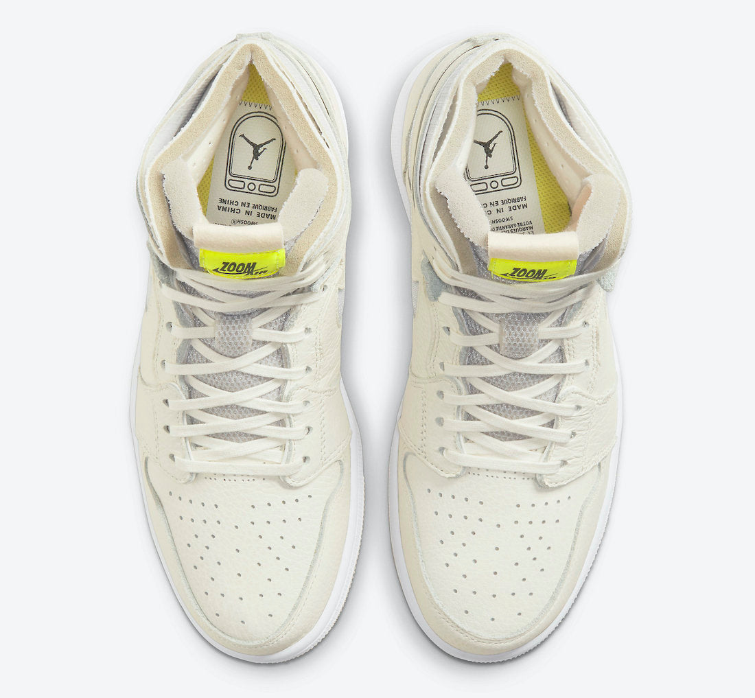 Jordan 1 High Zoom Air CMFT Pearl White (Women's) - Vista 4
