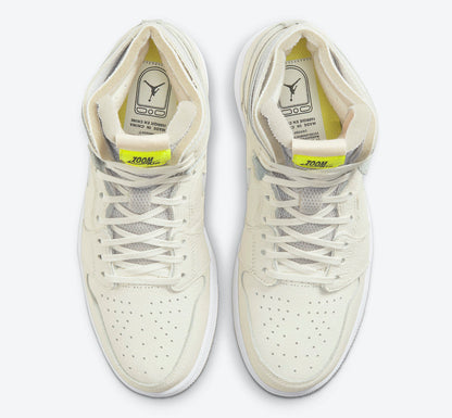 Jordan 1 High Zoom Air CMFT Pearl White (Women's) - Vista 4