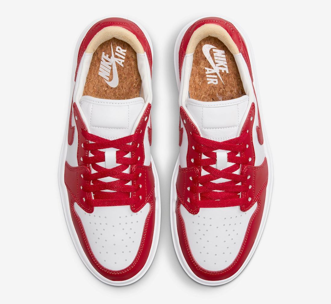Jordan 1 Elevate Low Varsity Red (Women's) - Vista 4