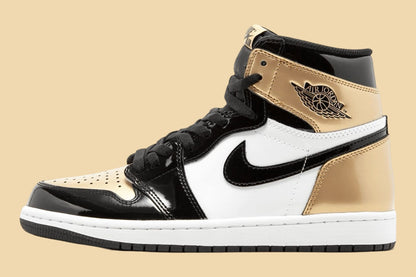 Jordan 1 Retro High NRG Patent Gold Toe - Vista 2