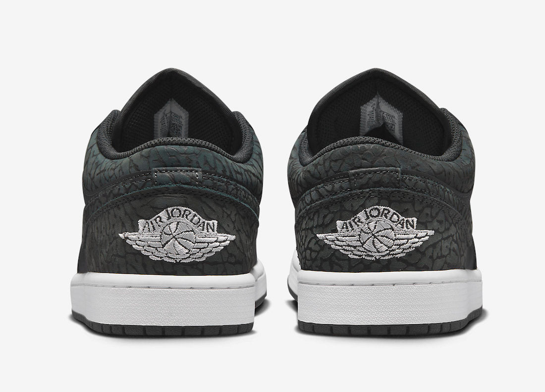 Jordan 1 Low SE Black Elephant - Vista 5