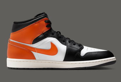 Jordan 1 Mid Black Toe Starfish - Vista 3