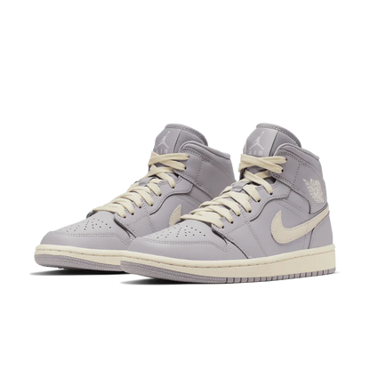 Jordan 1 Mid Atmosphere Grey Pale Ivory (Women's) - Vista 3