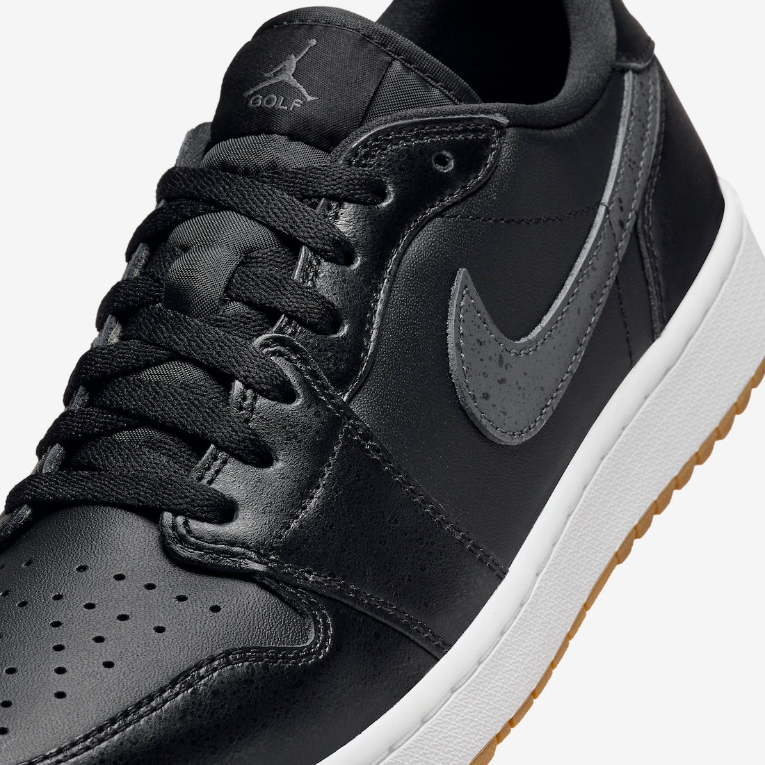Jordan 1 Retro Low Golf Black Gum - Vista 7